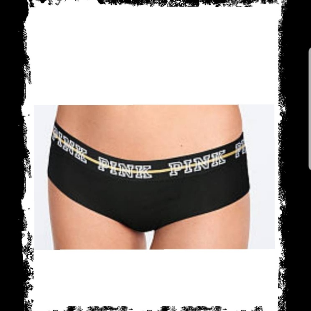 Pink by VS Logo Waist Cheekster Panties
